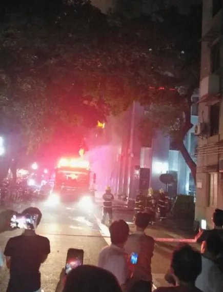 广州沙面岛火灾有人员伤亡吗？