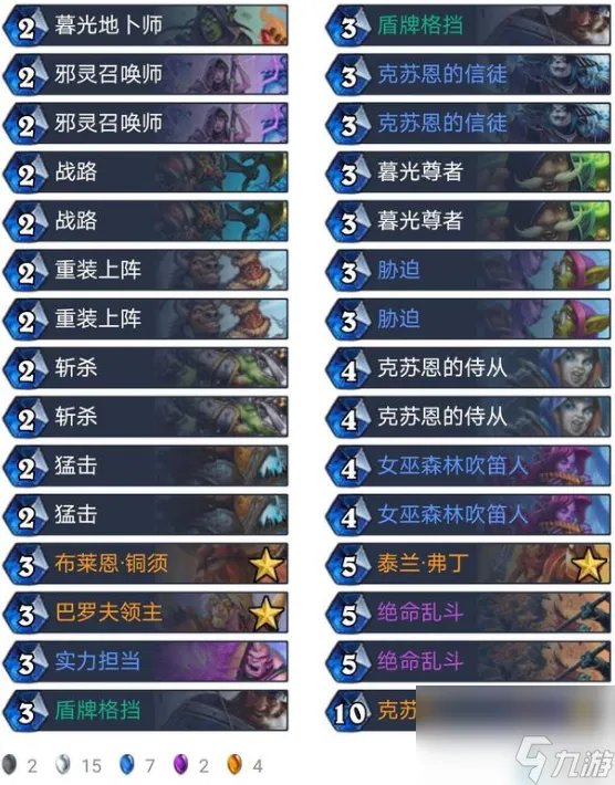 克苏恩战士卡组搭配攻略 炉石传说克苏恩战士卡组怎么搭配2023