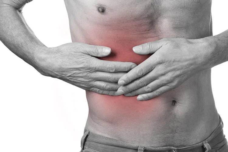 肚子疼位置图片大全