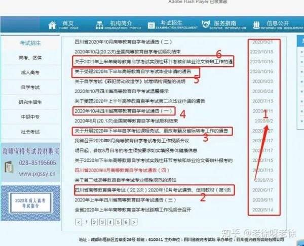 四川省教育考试院官网自考栏怎么用啊？
