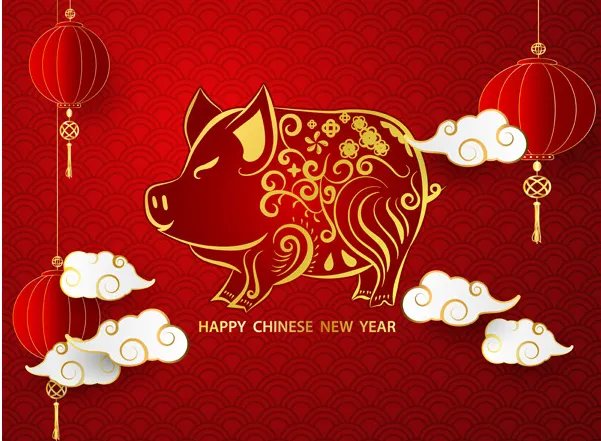 2019年春节绘画图片大全 2019春节的画简单又漂亮