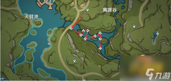 原神月莲在哪 月莲采集路线图一览