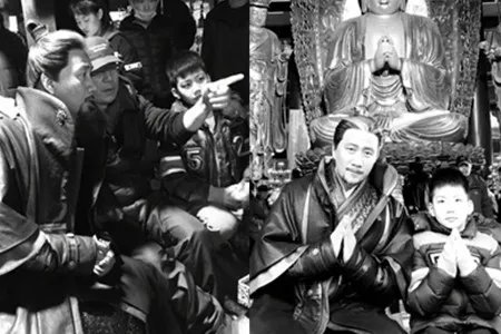 康康一人探班胡军 半夜抹泪独自离开