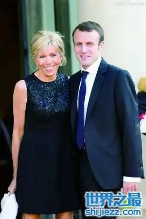 法国总统马克隆妻子年轻照片曝光，年轻时竟是大美女 