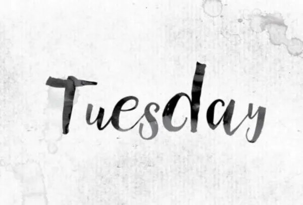 星期二用英语怎么说?