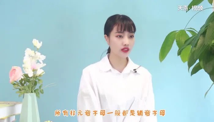 辅音字母有哪些