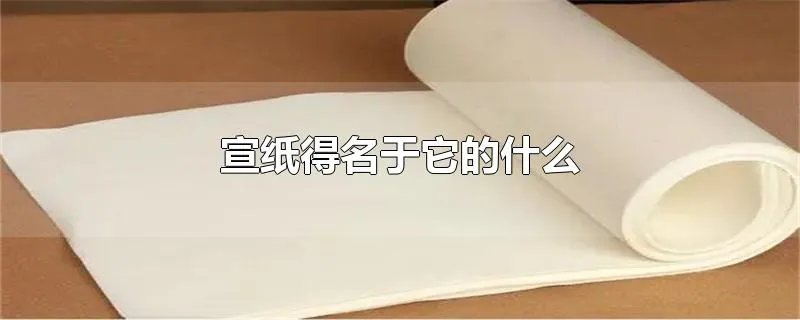 宣纸得名于它的什么
