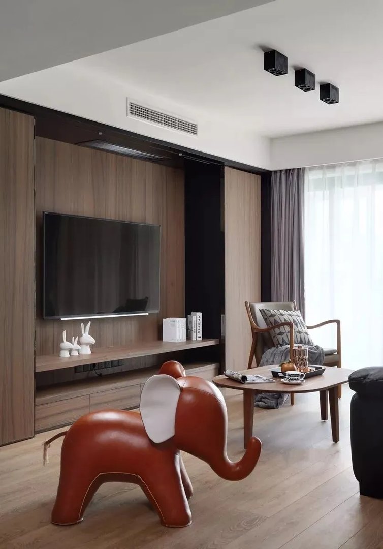 看完这20款电视背景墙，终于明白为何原木风这么火了！！