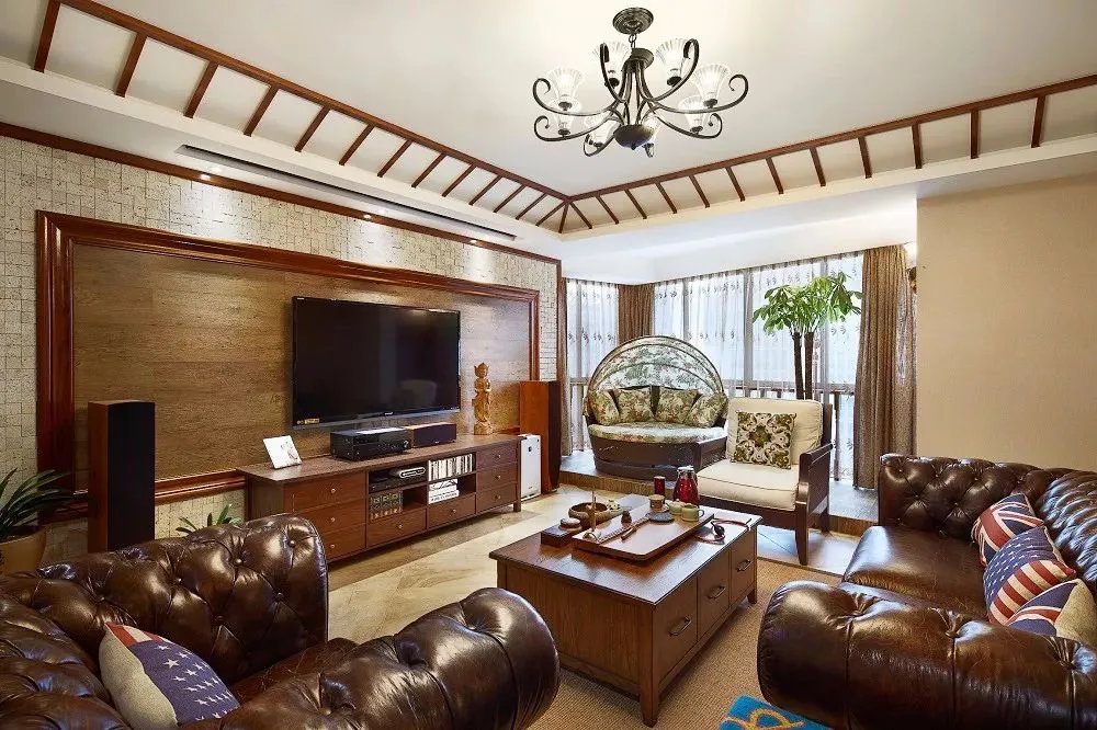 看完这20款电视背景墙，终于明白为何原木风这么火了！！