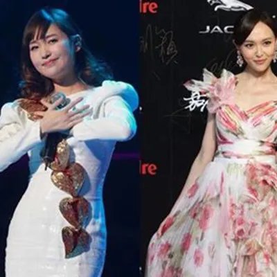 唐嫣和金莎长得像照片 甜美VS淑女造型PK