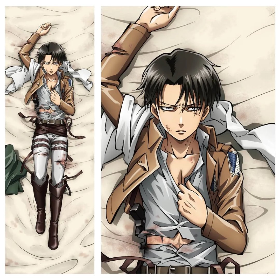 《进击的巨人》官方推兵长等身抱枕 姿态过于妖娆