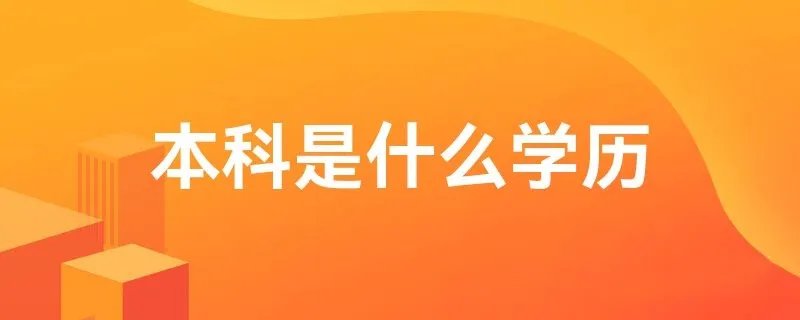 本科是什么学历