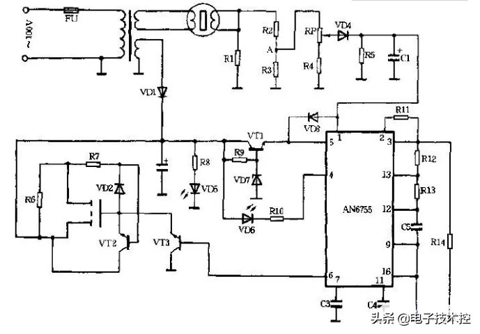 家用可燃气体报警器电路图(6款燃气报警器电路图及工作原理)