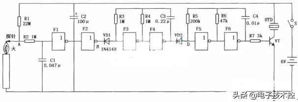 家用可燃气体报警器电路图(6款燃气报警器电路图及工作原理)