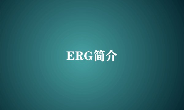 ERG简介