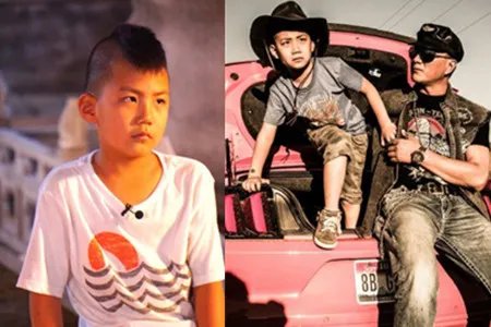 康康一人探班胡军 半夜抹泪独自离开