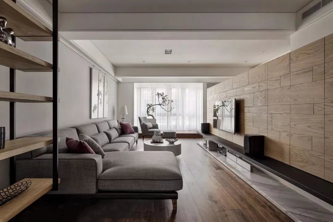 看完这20款电视背景墙，终于明白为何原木风这么火了！！