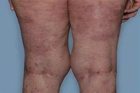 大腿内侧红斑不痛不痒图片