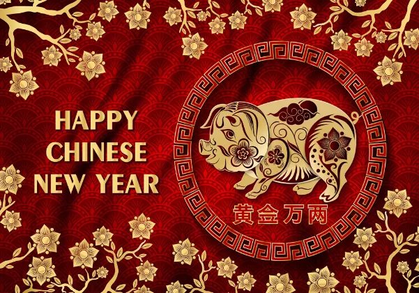 2019年春节绘画图片大全 2019春节的画简单又漂亮