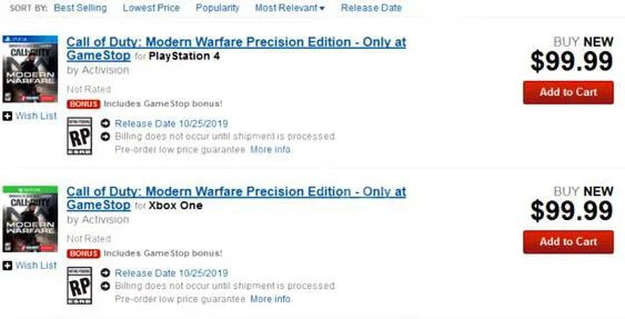 《使命召唤16》版本区别介绍一览 COD16各版本区别对比