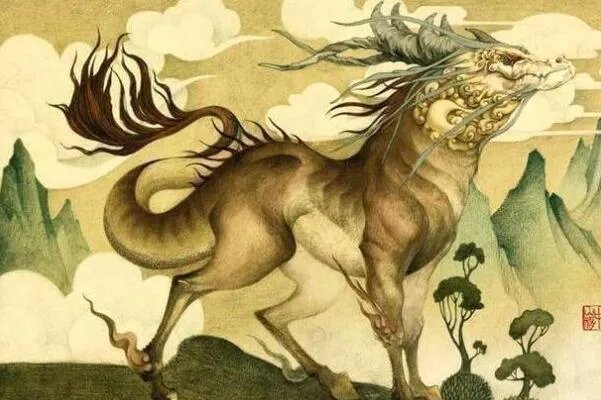 中国十大传统神兽，凤凰排第二，第一是德行高的统治者形象