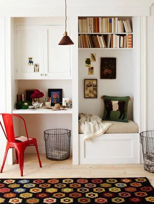 小书桌也能承载大梦想，这些书桌设计效果图送给你！