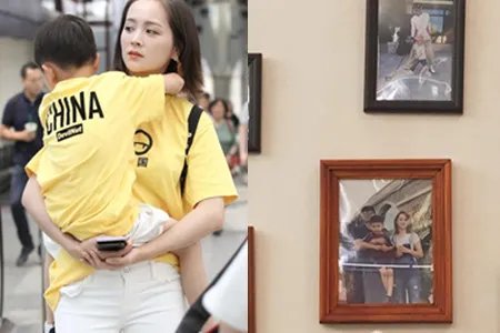 邓莎全家福首曝光 大麟子爸爸终于不再神秘了