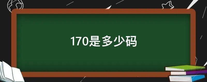 170是多少码