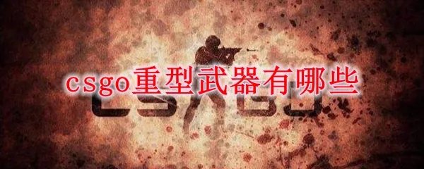 csgo重型武器有哪些