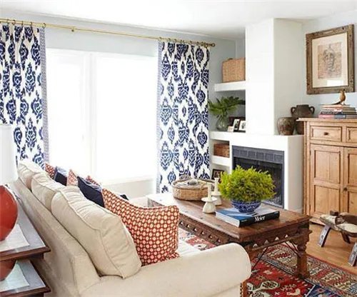 客厅窗帘效果图大全2017图片 打造魅力无限的客厅窗帘