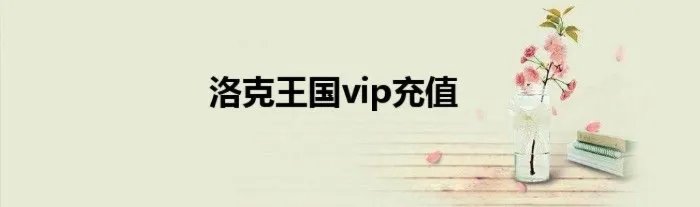 洛克王国vip充值