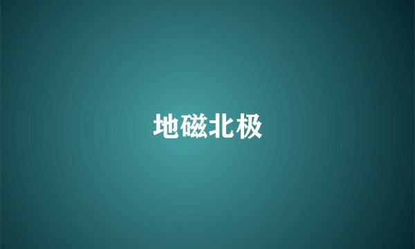 地磁北极