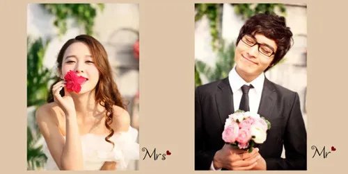 婚纱照欣赏 拍婚纱照的姿势与表情