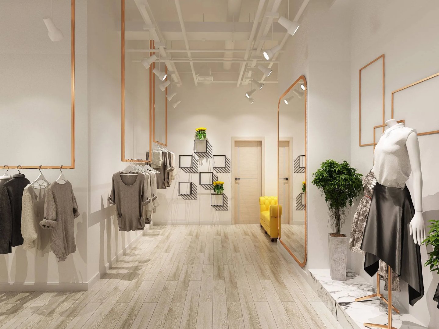 怎么装修服装店