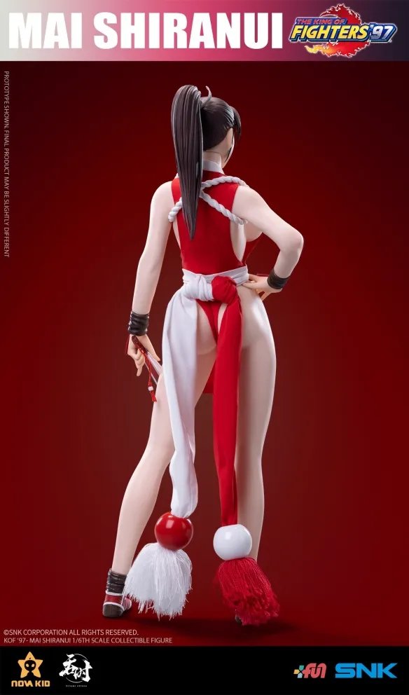 性感火辣!《拳皇97》不知火舞1/6可动包胶手办发布