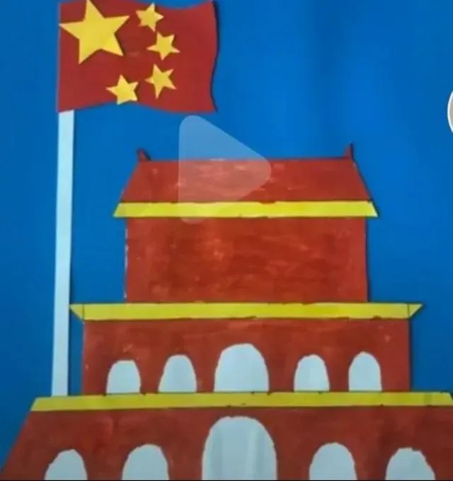 爱国简单又漂亮的图画？