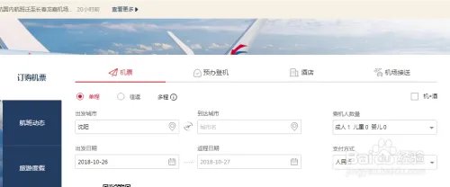 怎么在东航官网查询机票信息？