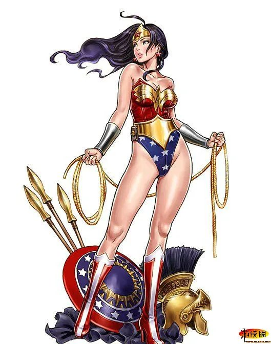 前凸后翘性感迷人 山下俊也女英雄系列画作赏