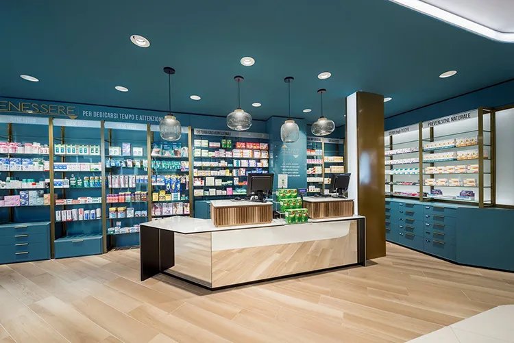 合肥药店装修技巧，合理规划设计让药店更大气规范，营造品牌形象