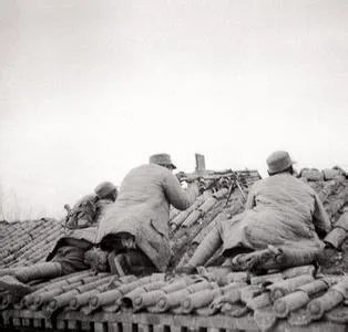 搞笑机枪扫射图片