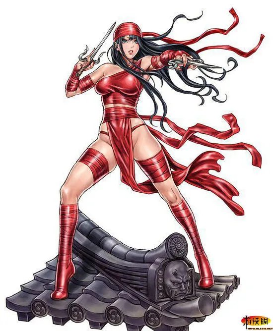 前凸后翘性感迷人 山下俊也女英雄系列画作赏