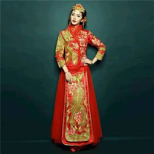 传统结婚礼服图片  穿着传统礼服的注意事项