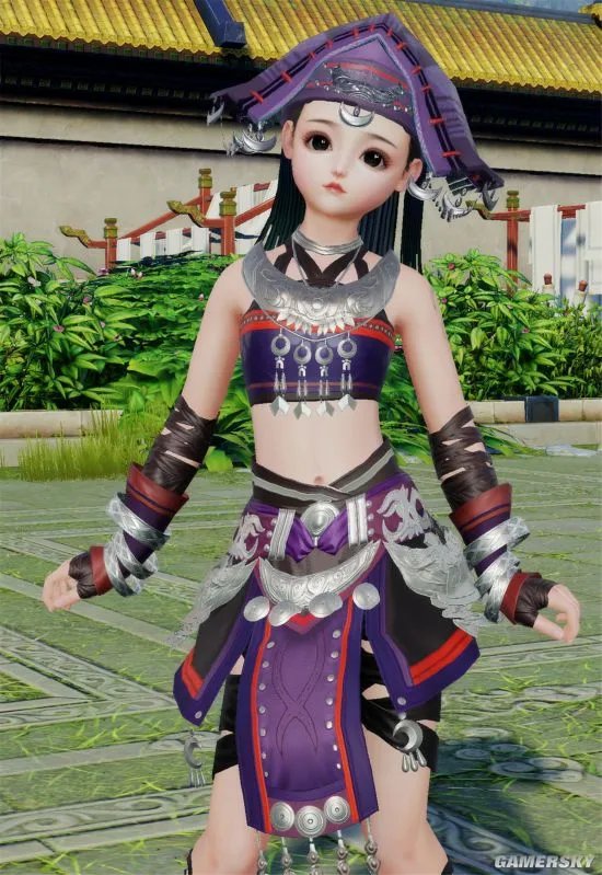 剑网3毒萝校服实装图赏 五毒萝莉门派套展示