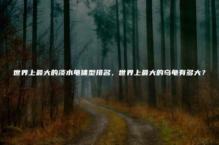 世界上最大的淡水龟体型排名，世界上最大的乌龟有多大？