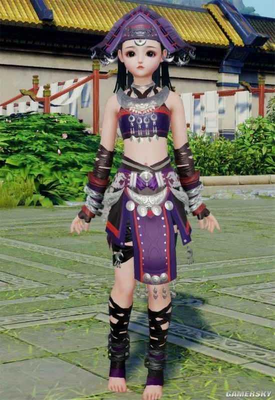 剑网3毒萝校服实装图赏 五毒萝莉门派套展示