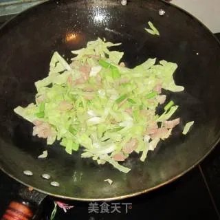 圆白菜炒肉