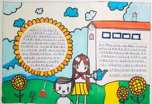 2020劳动节手抄报简单好画图片大全