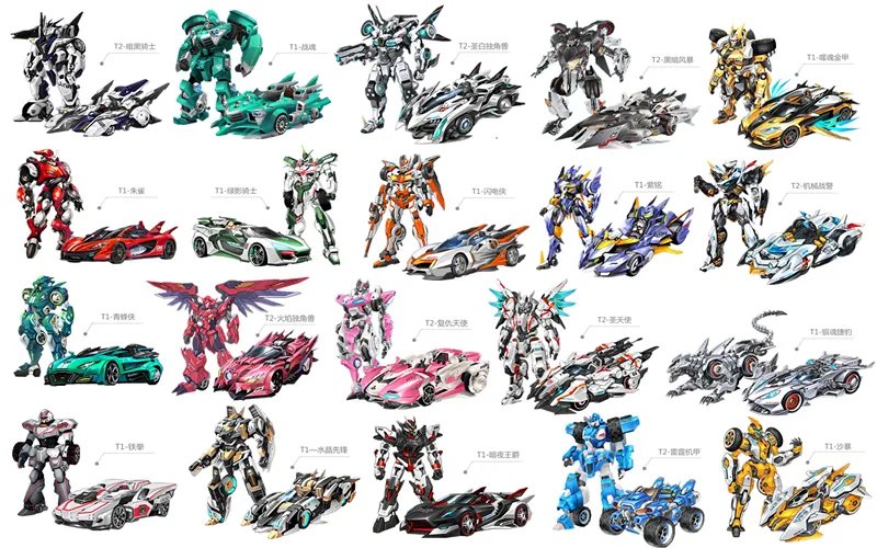 QQ飞车手游最全T车图片一览 所有T车大全排行