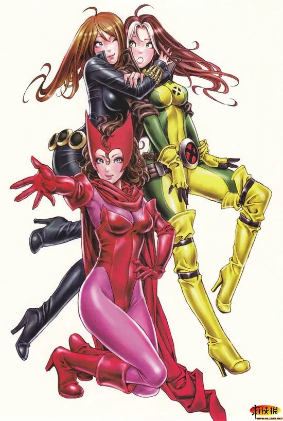 前凸后翘性感迷人 山下俊也女英雄系列画作赏