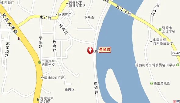 河源龟峰塔在哪？